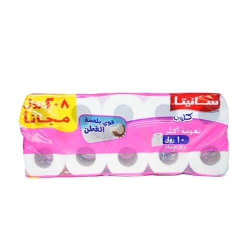 Sanita Club – Soft Toilet Paper – 10 Rolls