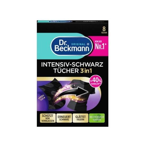 Dr. Beckmann – Black Colour Renewal Sheets – 8 Sheets