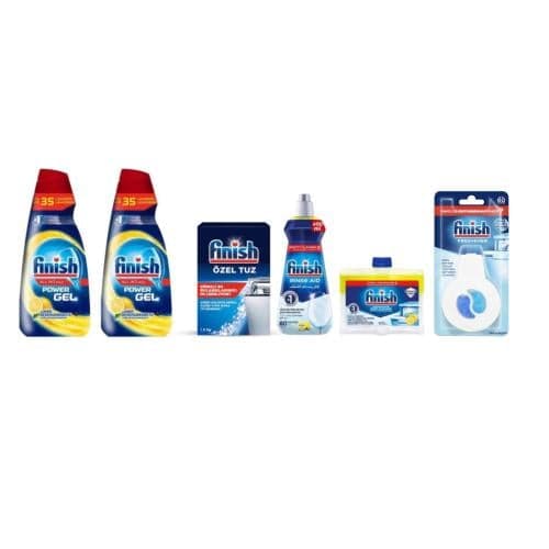 Finish – Power Gel Set 70 Washes