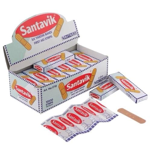 Santavik | لصقات جروح - 300 لاصق ( 30 علبة في 10 لصقات في العلبة )